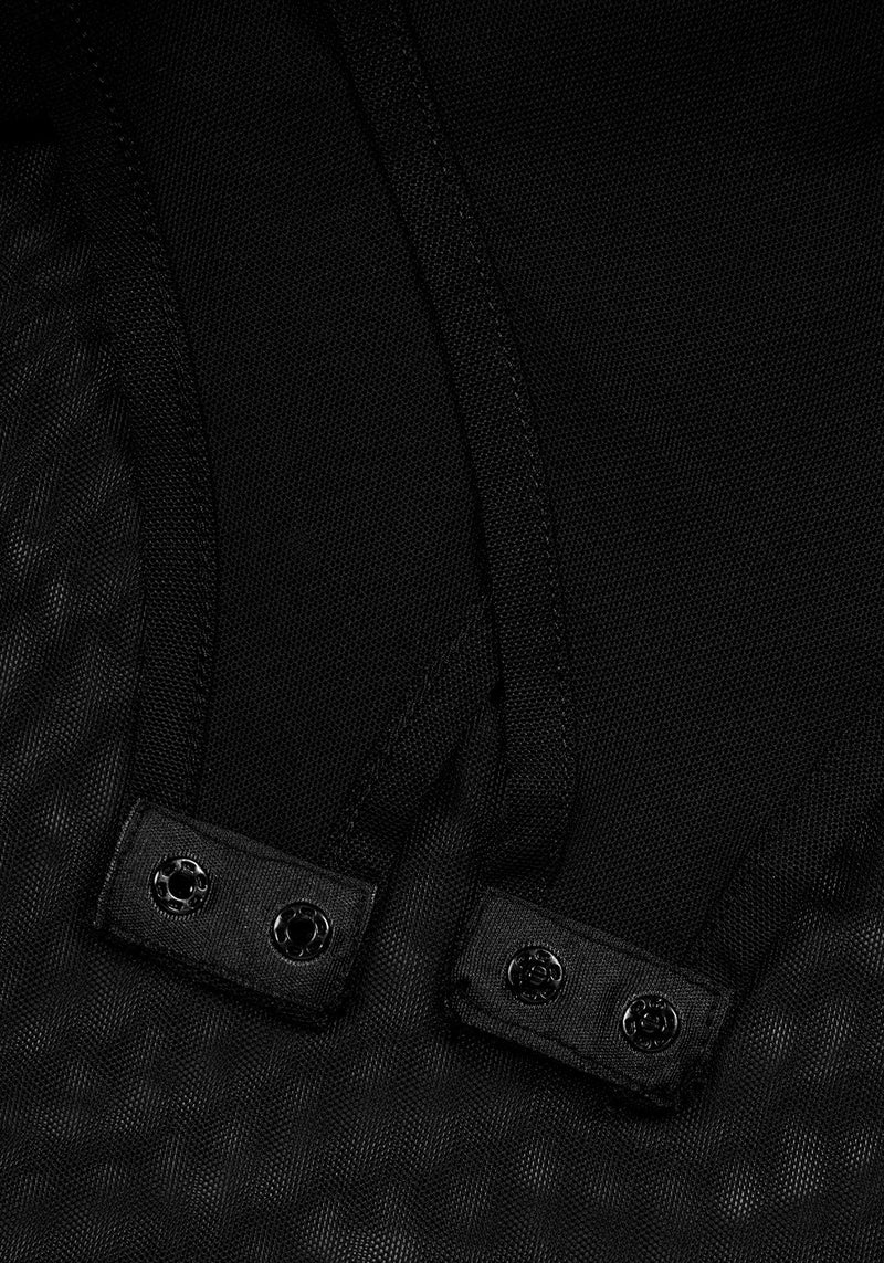 Harleen Checkerboard Mesh Bodysuit