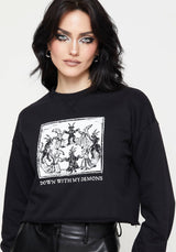 Demons Kurz Sweat Top