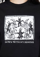 Demons Kurz Sweat Top