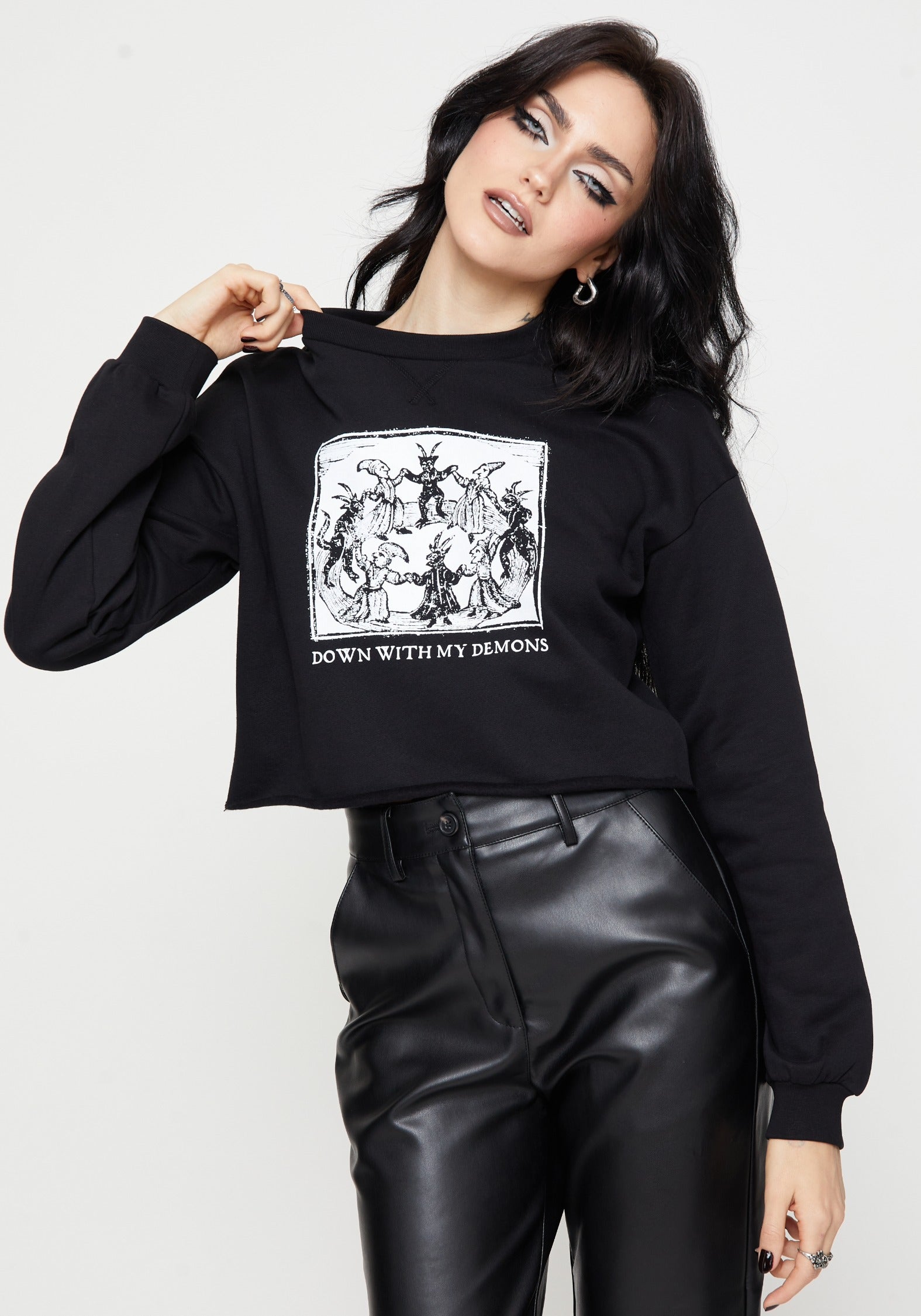 Demons Kurz Sweat Top
