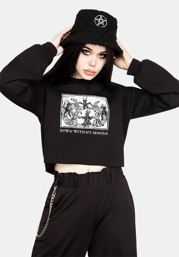 Demons Kurz Sweat Top