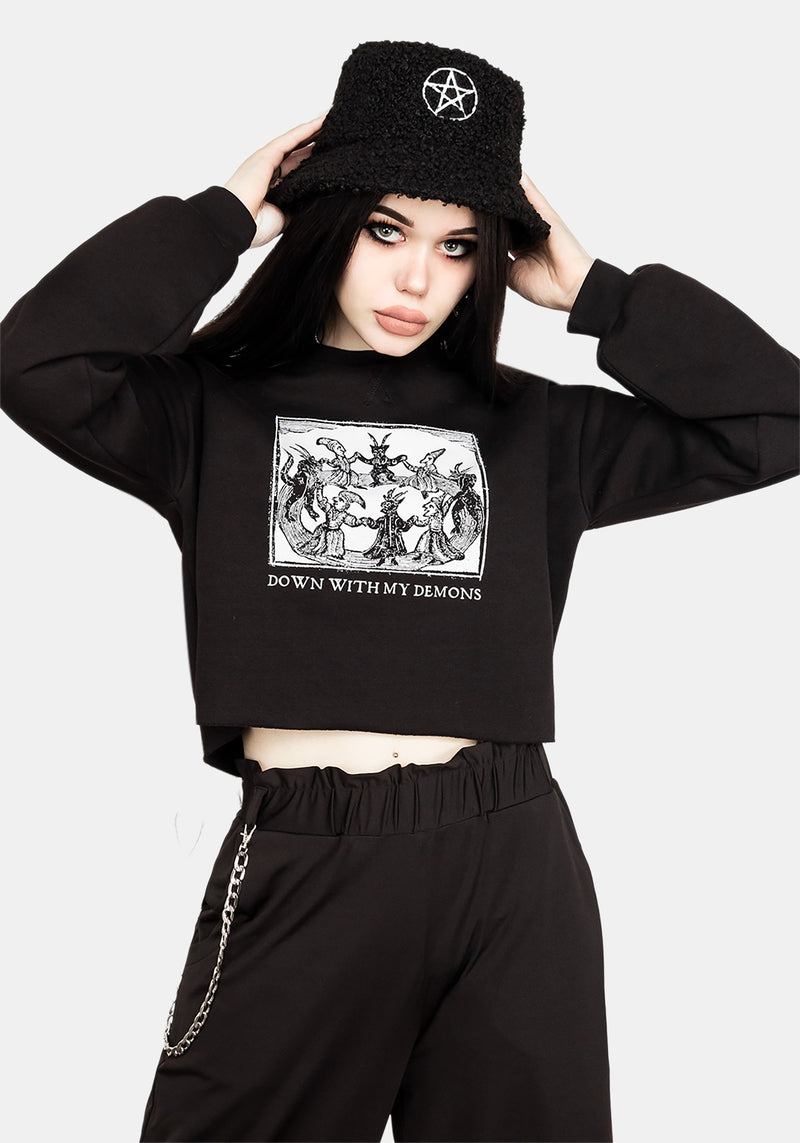 Demons Kurz Sweat Top
