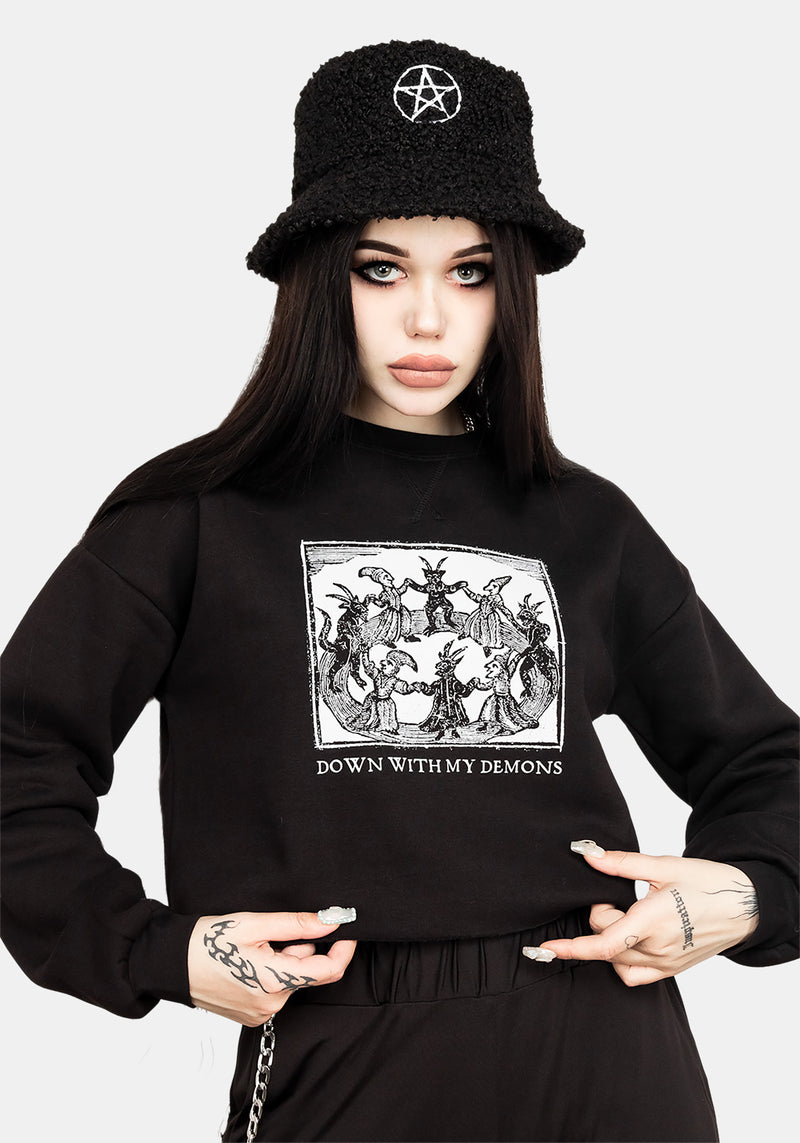 Demons Kurz Sweat Top