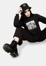 Demons Kurz Sweat Top