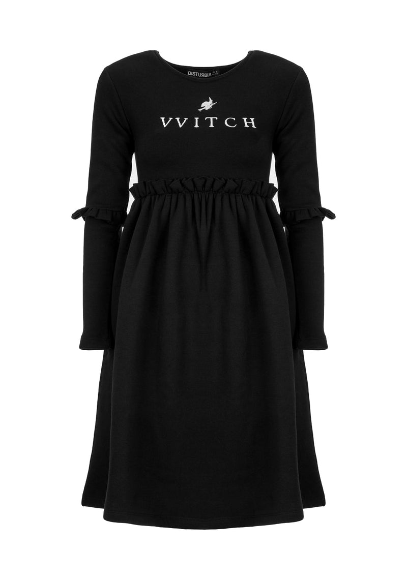 Vvitch Ruffle Midi Skater Dress