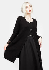 Blessing Oversize Zopf Pentagramm Cardigan