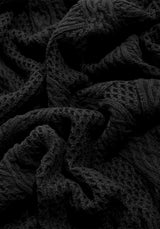 Blessing Oversize Zopf Pentagramm Cardigan