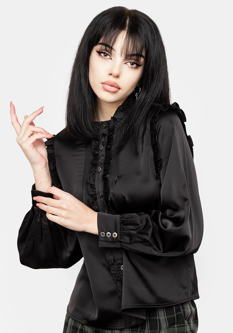 Obsession Biesen Rüsche Bluse