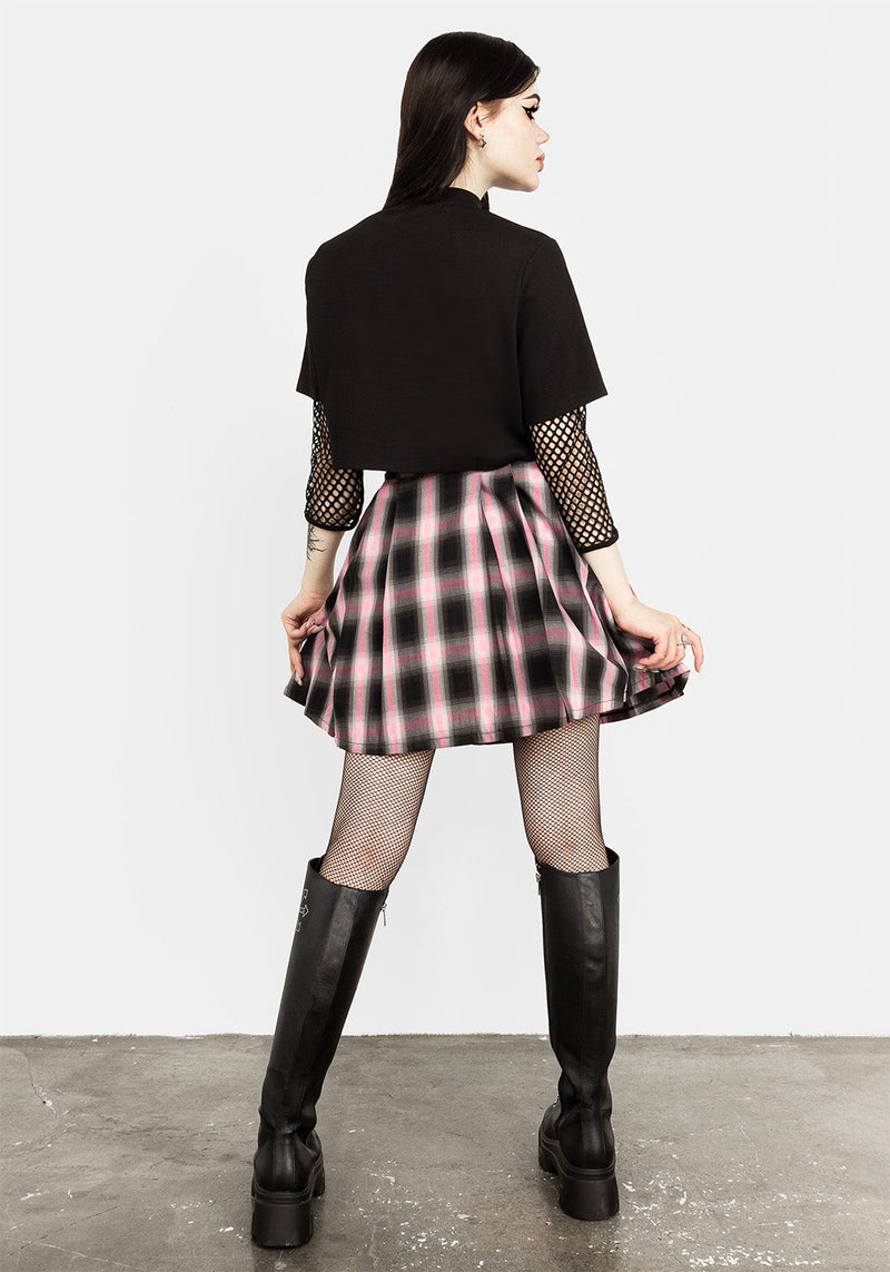 Decontrol Fishnet Sleeve Crop