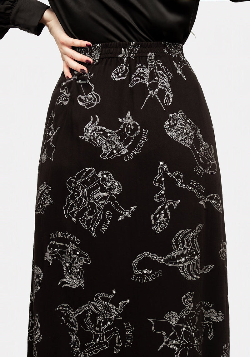 Zodiac Knopf Midi Rock