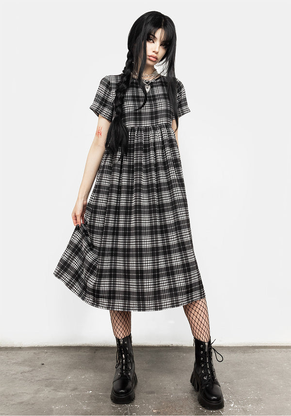 Victoria Midi Rüsche Kleid
