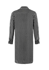 Fatale Houndstooth Hemd Kleid