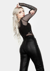 Slain Kunst- Leder Hose