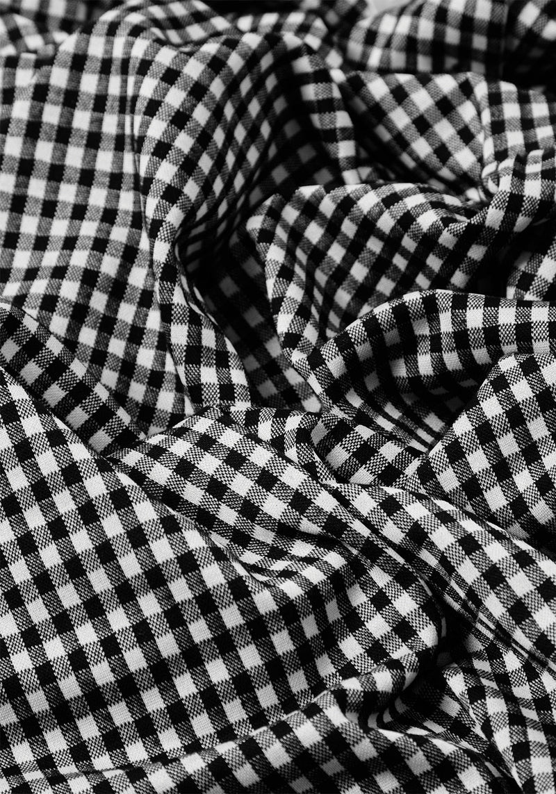 Mabel Gingham Mit Kragen Kleid