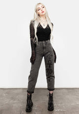 Asteria Mesh Crop Wrap Top