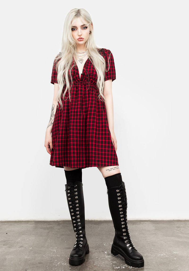 Dreadful Rüsche Rüsche Kleid