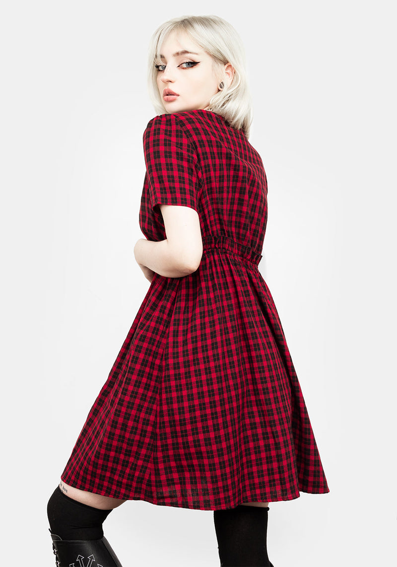 Dreadful Rüsche Rüsche Kleid