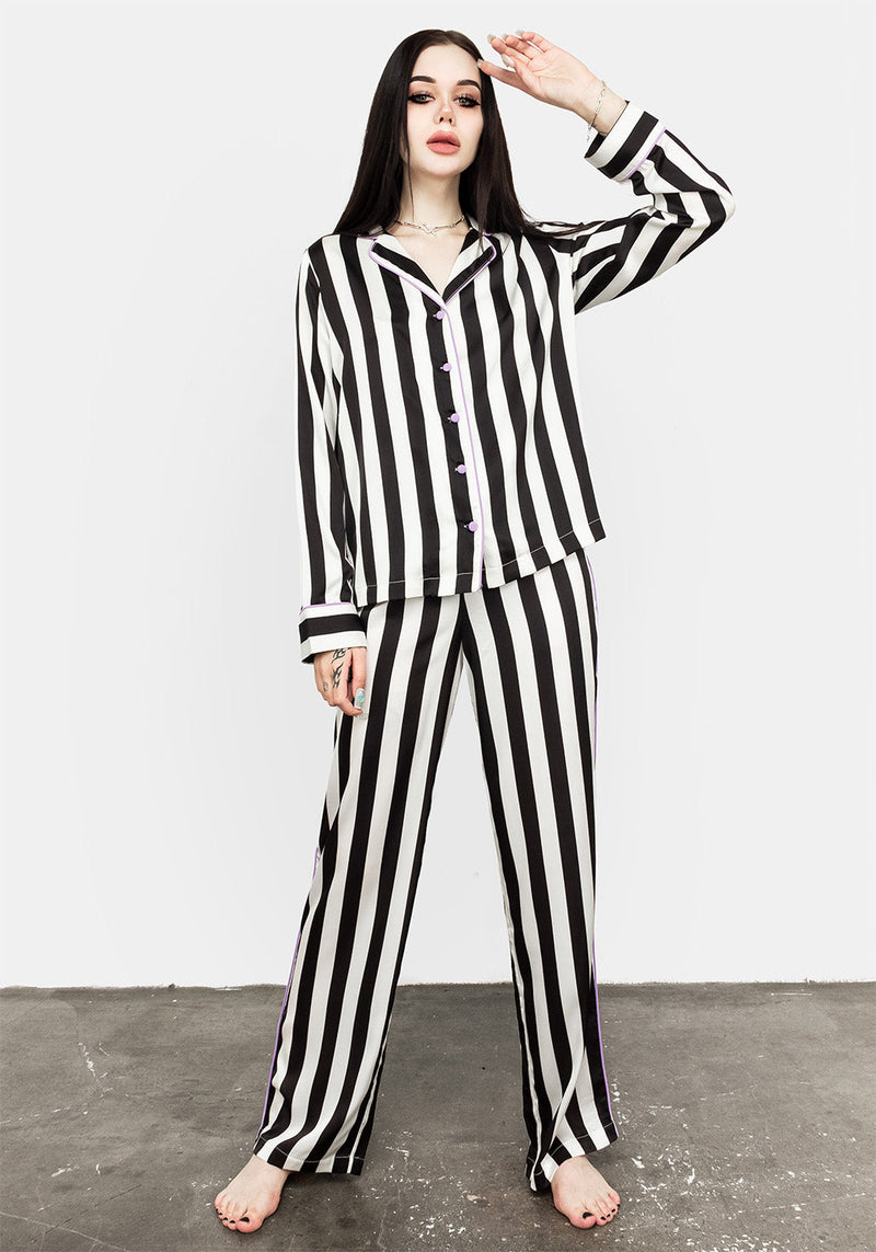 Käfer Pyjama Gestreift Hose