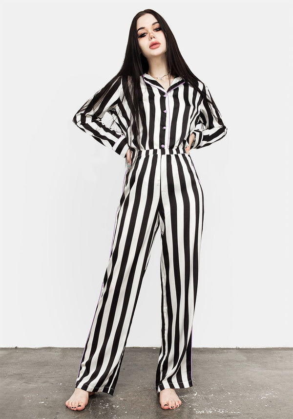 Käfer Pyjama Gestreift Hose