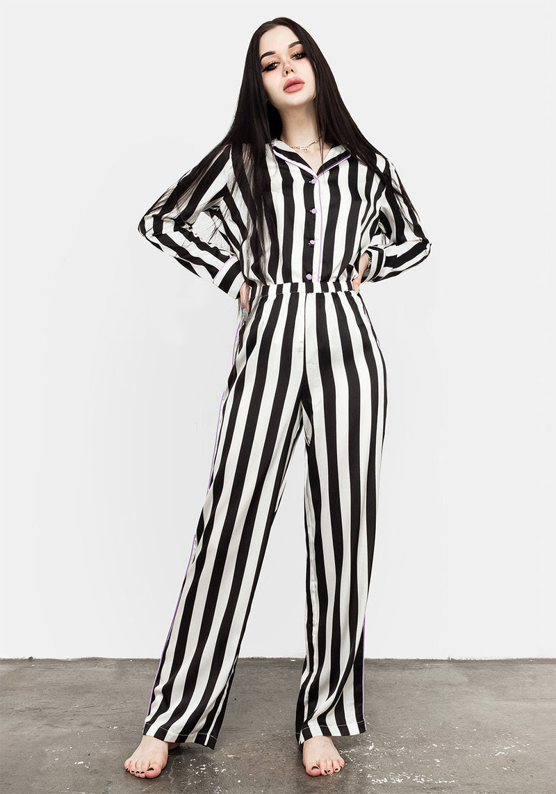 Käfer Pyjama Gestreift Hose
