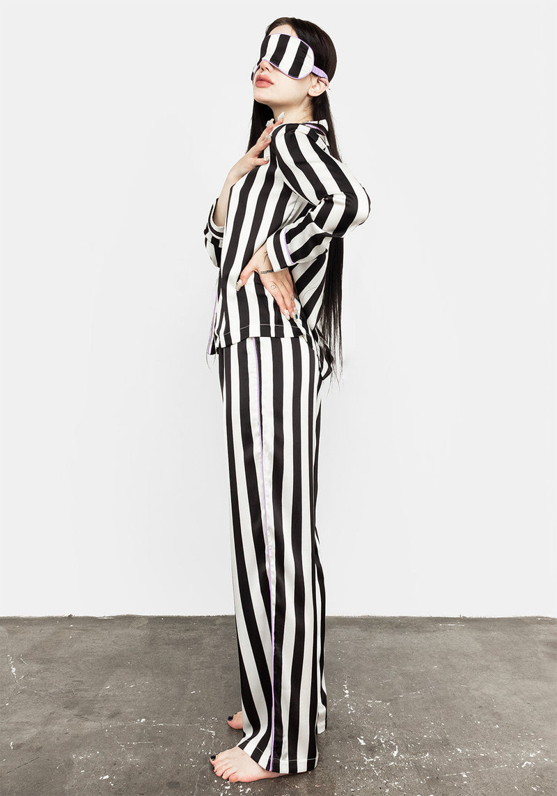 Käfer Pyjama Gestreift Hose