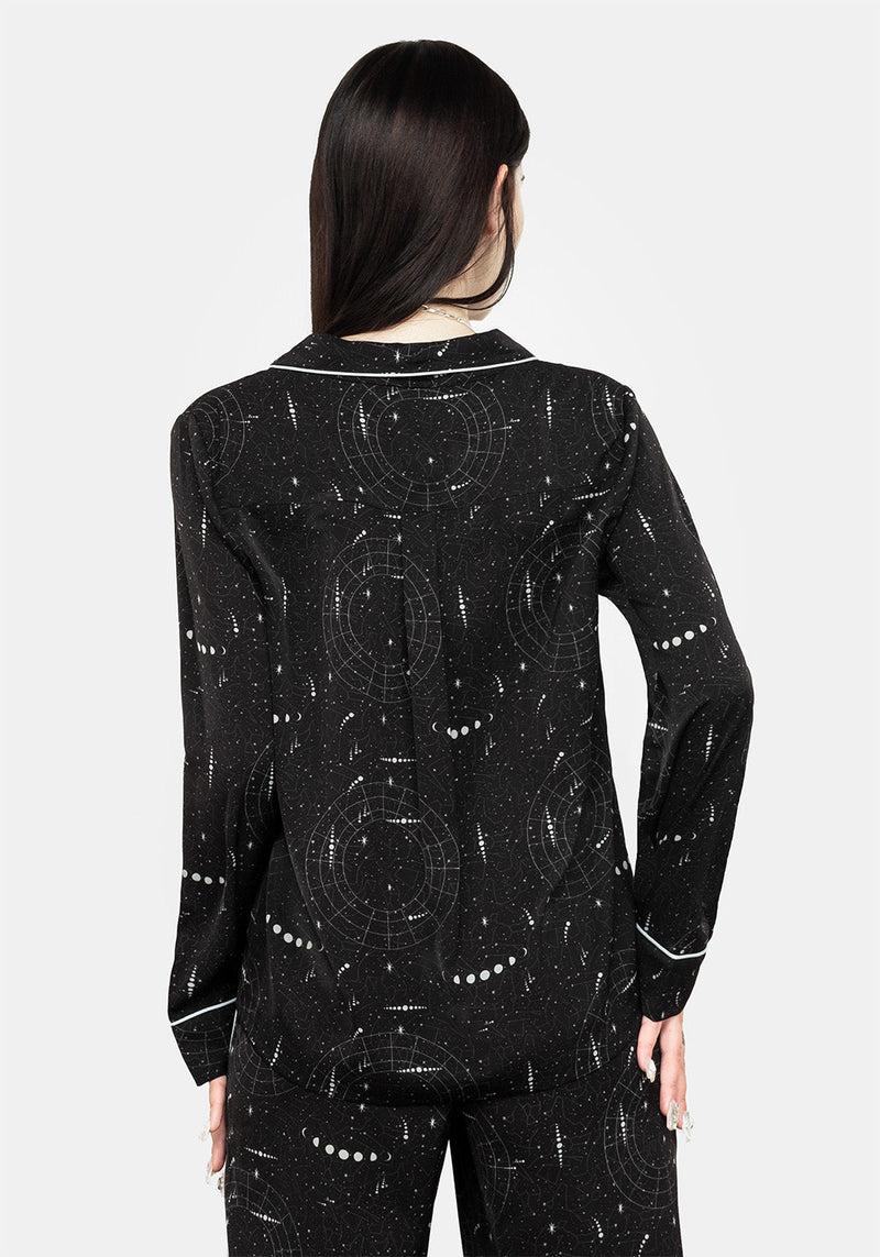 Celestial Pyjama Hemd Top