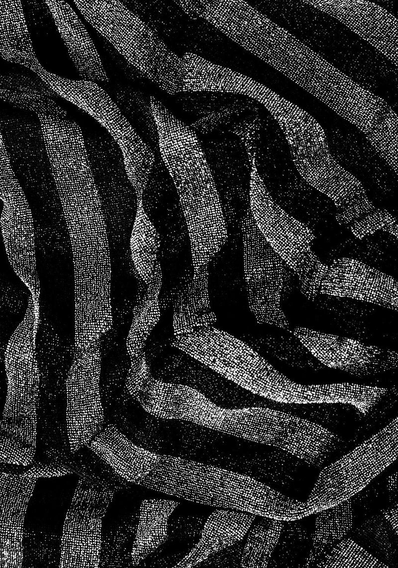 Roxy Glitzer Stehkragen Wickel Kleid