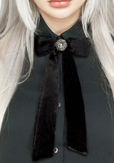 Lucy Samt Schleife Krawatte