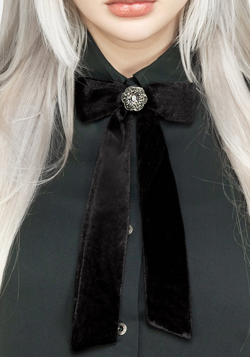 Lucy Samt Schleife Krawatte