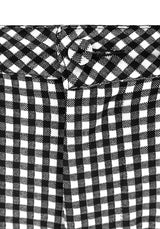 Martha Gingham Schmal Zulaufend Hosen