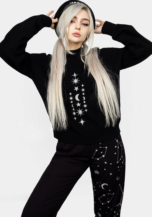 Chandra Bestickt Pullover