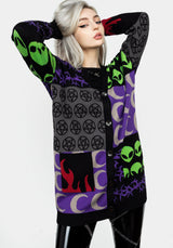 Illogical Oversize Cardigan