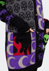 Illogical Oversize Cardigan