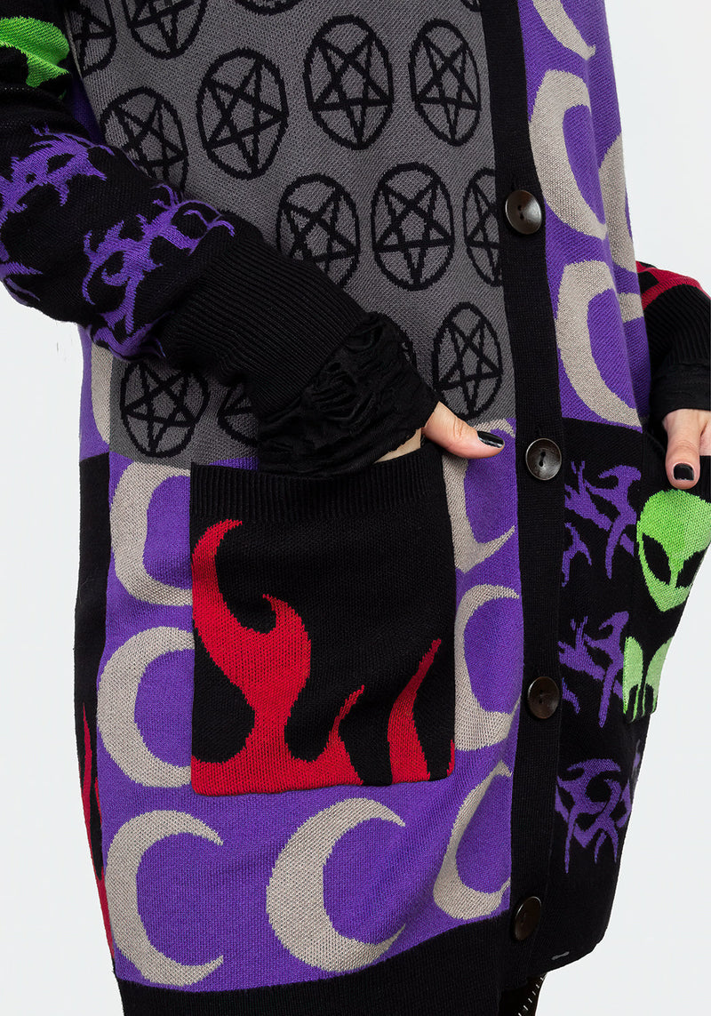 Illogical Oversize Cardigan