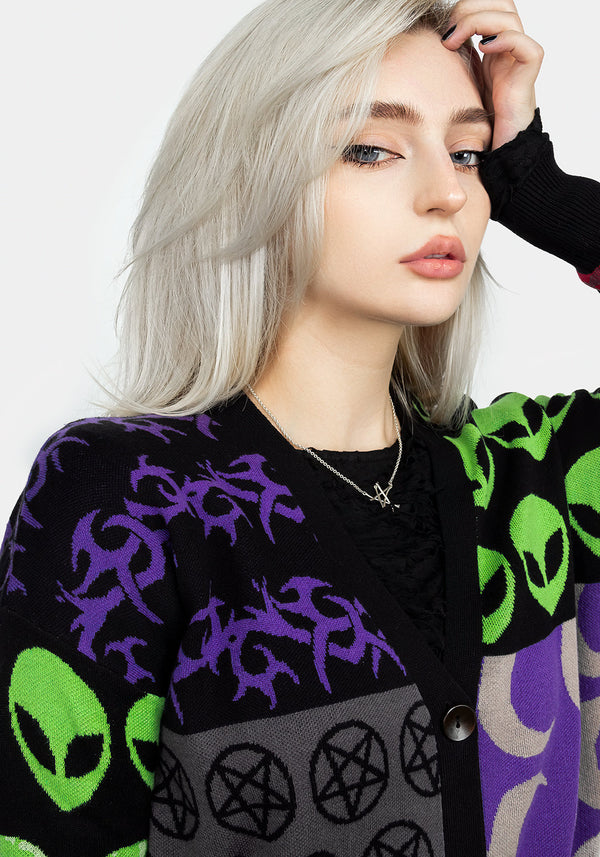 Illogical Oversize Cardigan