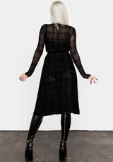 Buffy Wickel Midi Kleid