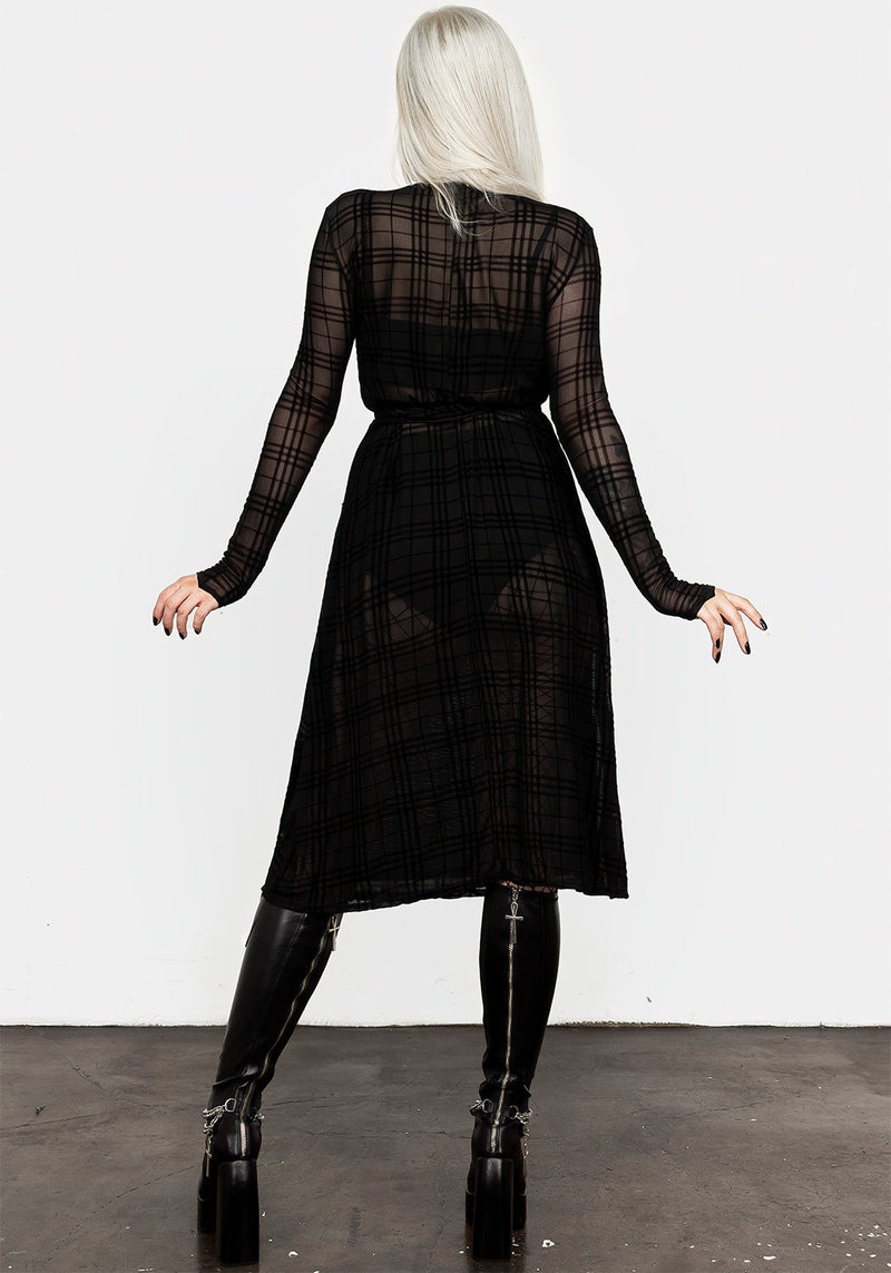 Buffy Wickel Midi Kleid