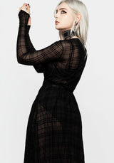 Buffy Wickel Midi Kleid