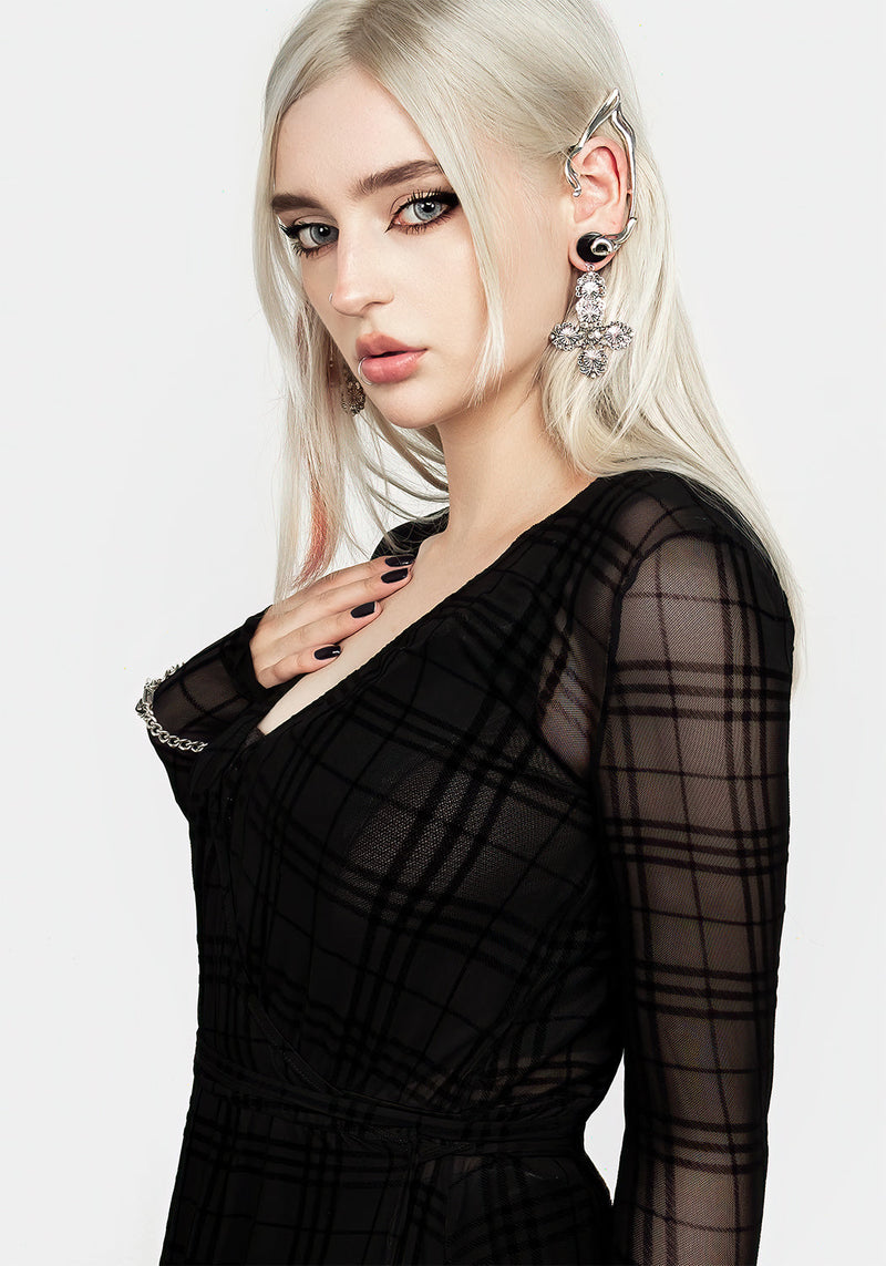 Buffy Wickel Midi Kleid