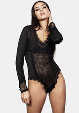 Grace Spitze Gepaneelt Body