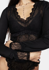 Grace Spitze Gepaneelt Body
