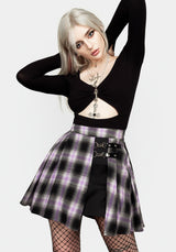 Vivacity Plissiert Mini Rock Electric Violet