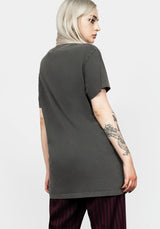 Hell Vintage Grau Washed T-Shirt