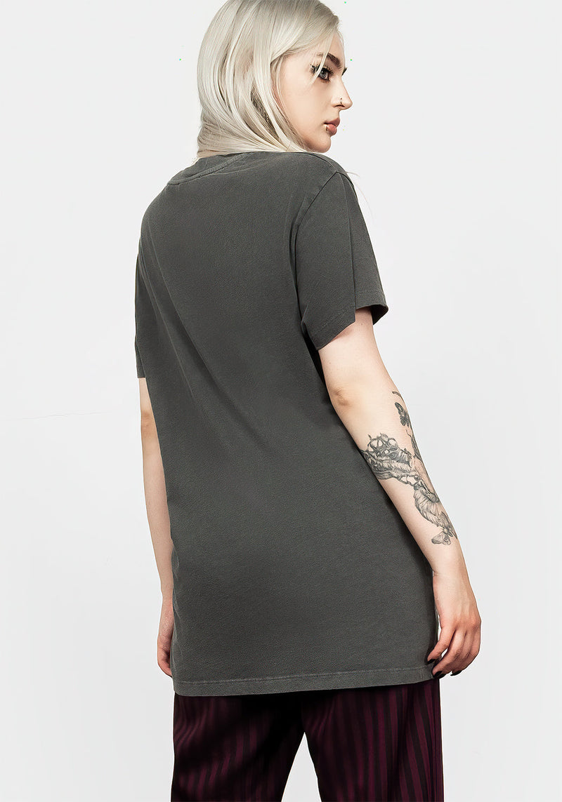 Hell Vintage Grau Washed T-Shirt