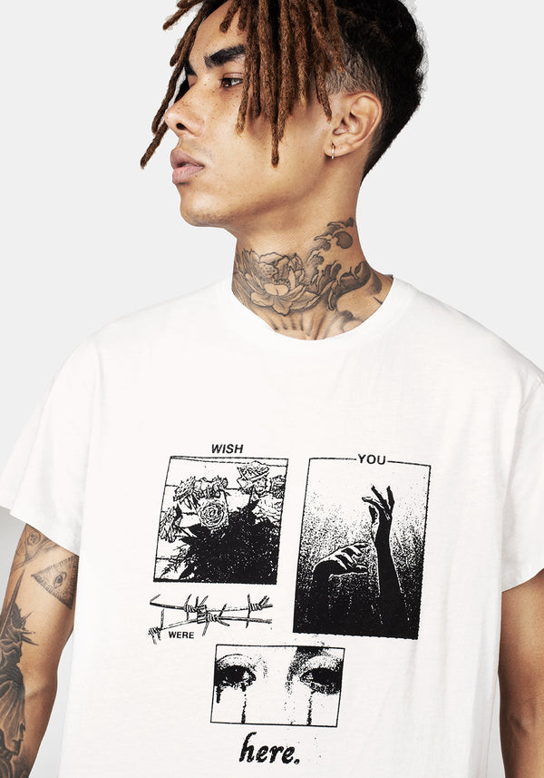 Wish Vintage Off Weiß Washed T-Shirt