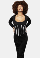 Seance Korsett Jersey Kleid