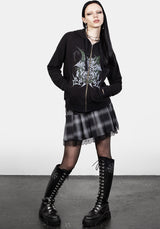 Daemon Reißverschluss Hoch Kapuzensweatshirt