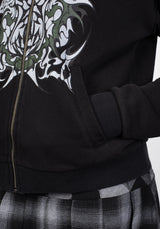 Daemon Reißverschluss Hoch Kapuzensweatshirt