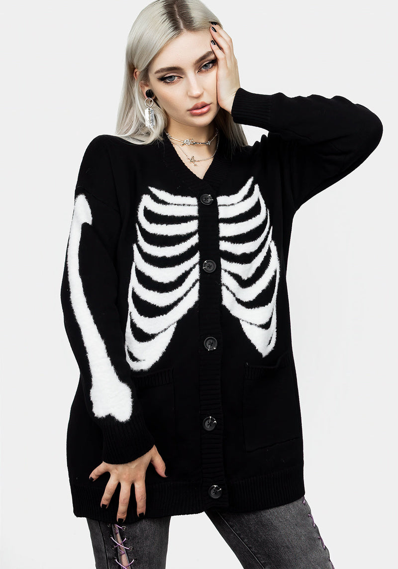 Skeletus Oversize Cardigan