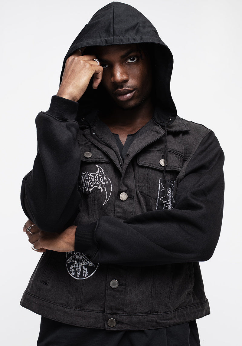 Shadows Denim Hoody